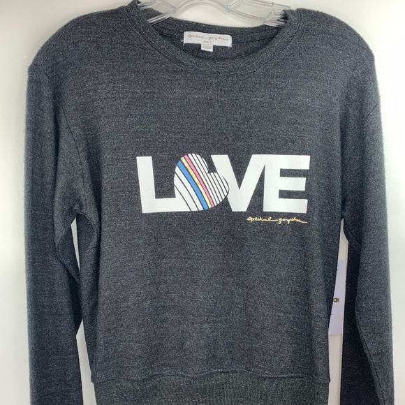 Spiritual Gangsta Love Sweater Junior XS Shirt Top - Picture 8 of 9